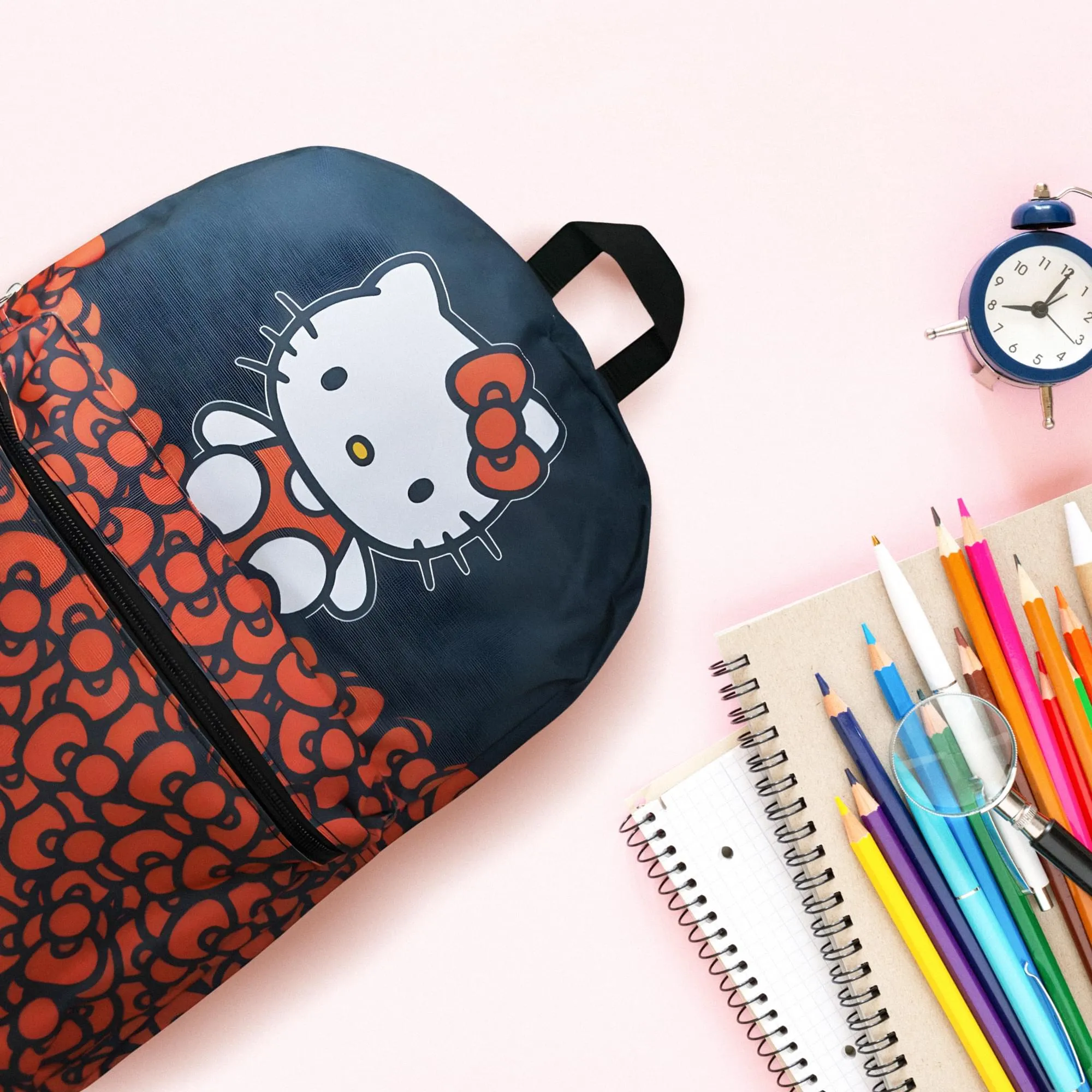 Sanrio Hello Kitty Red Bows 16 Inch Kids Backpack