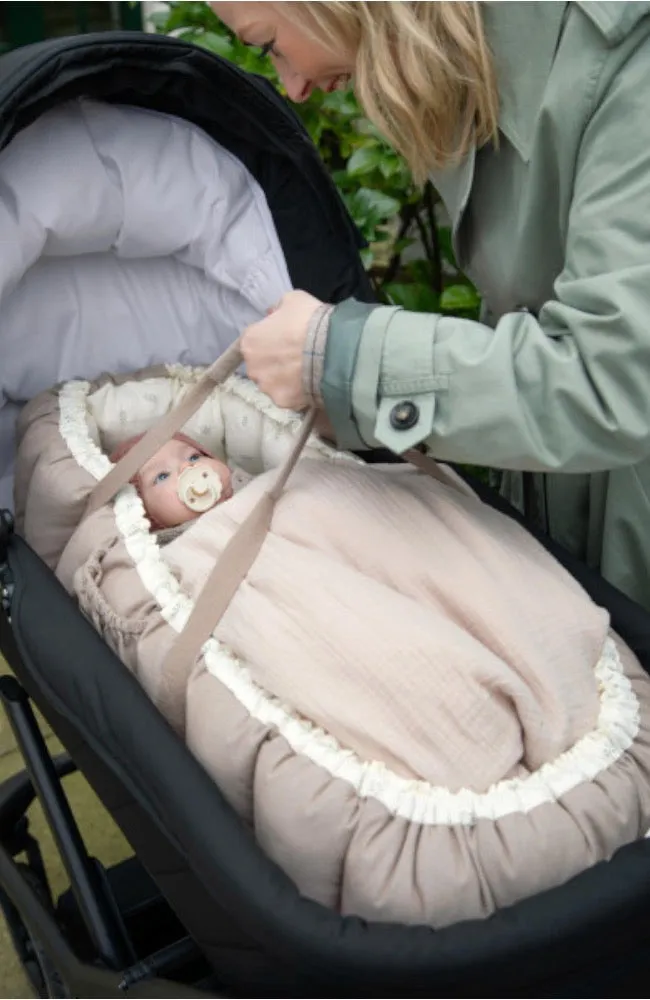 Sebra 3-in-1 Babynest - Sophora Leaves