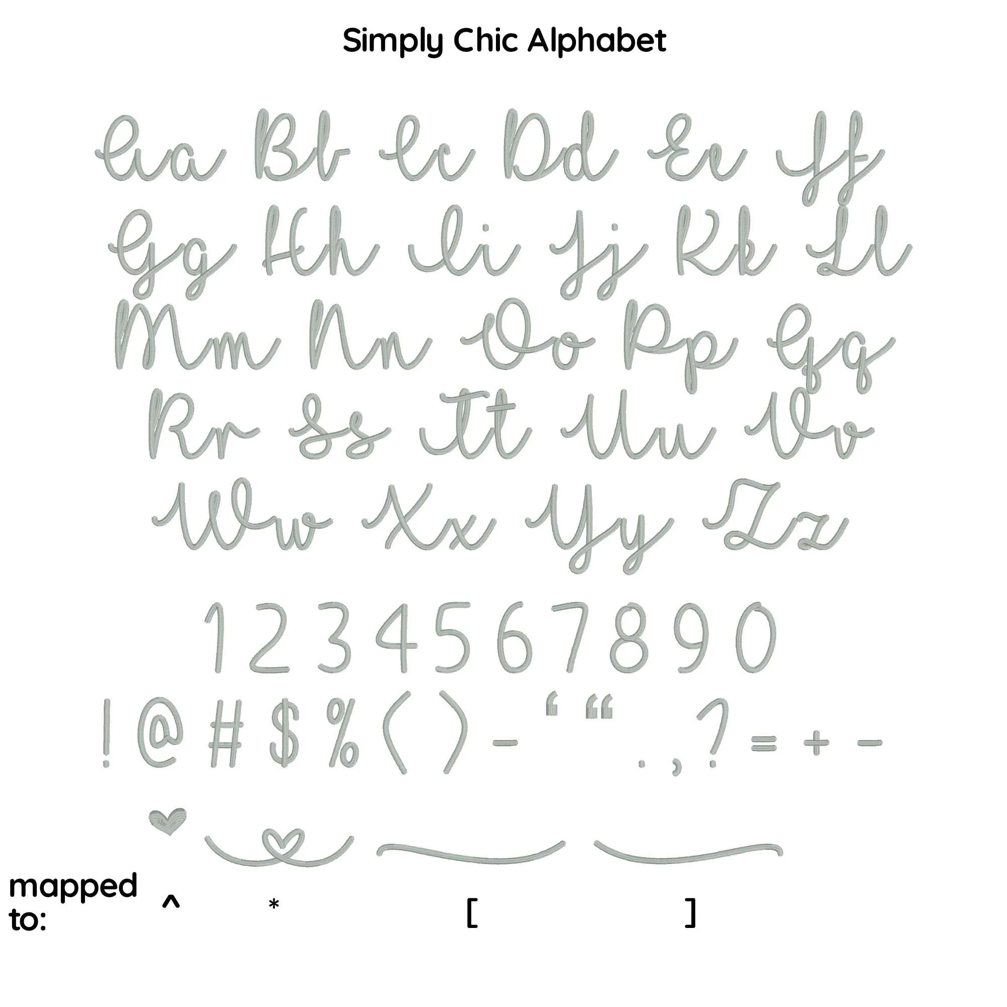 Simply Chic Digital Font