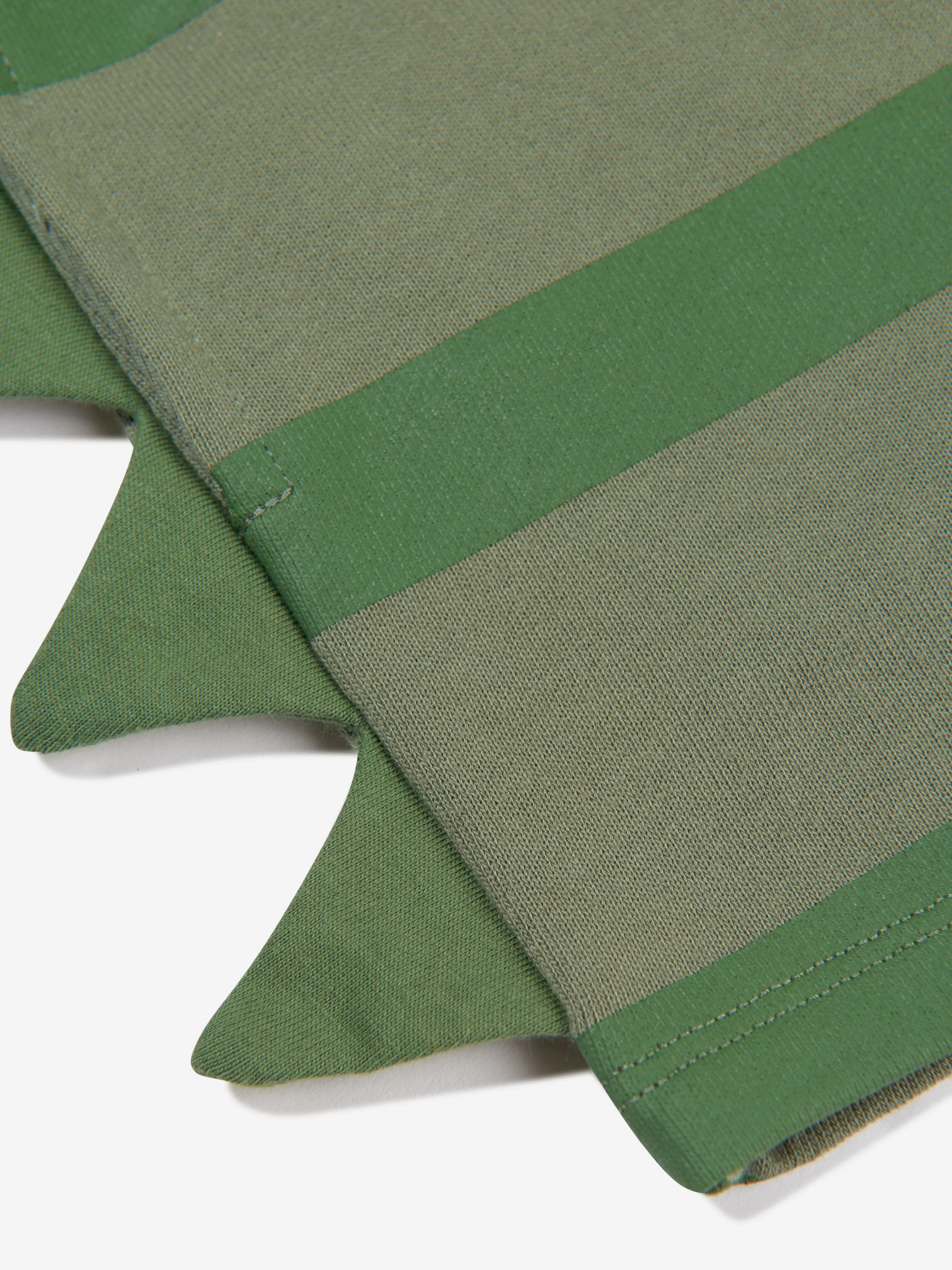 Stella McCartney Boys Striped Scaly Shorts in Green