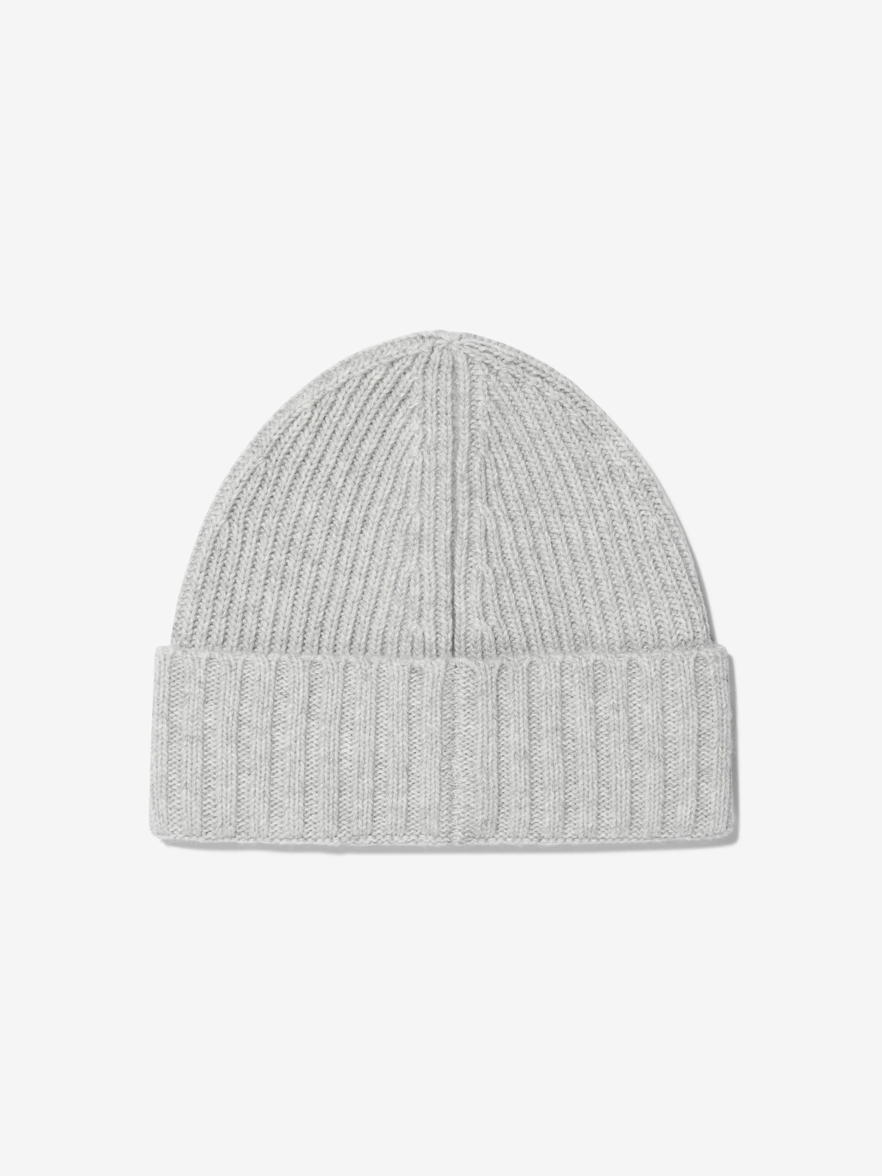 Stone Island Junior Boys Knitted Logo Beanie Hat