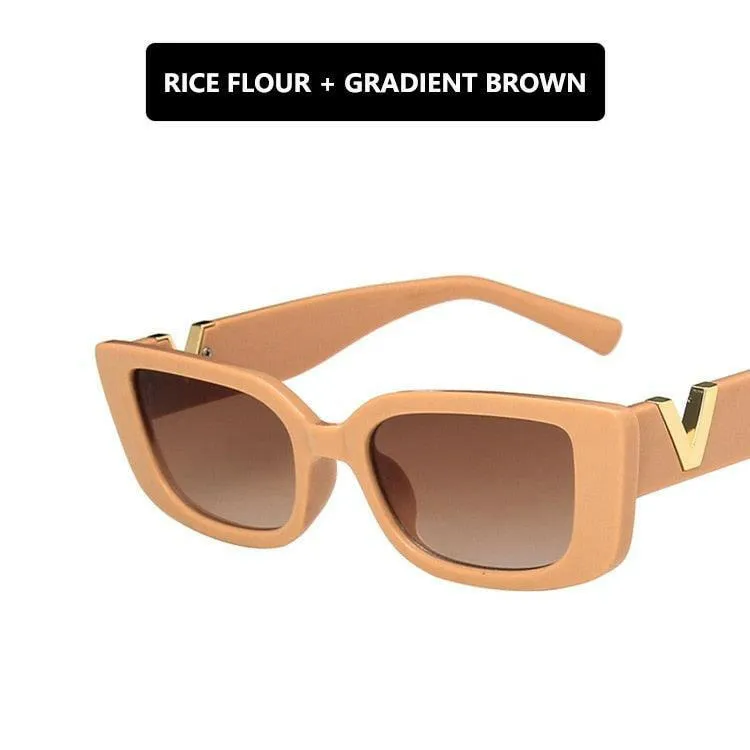 Stylish Retro Rectangle Sunglasses