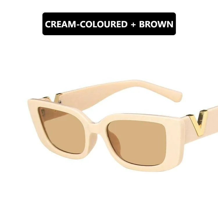 Stylish Retro Rectangle Sunglasses