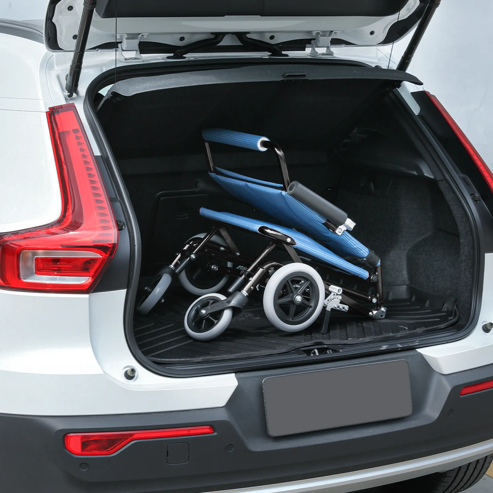 Transport Wheelchair - Black - Can Be Carry-on Plane