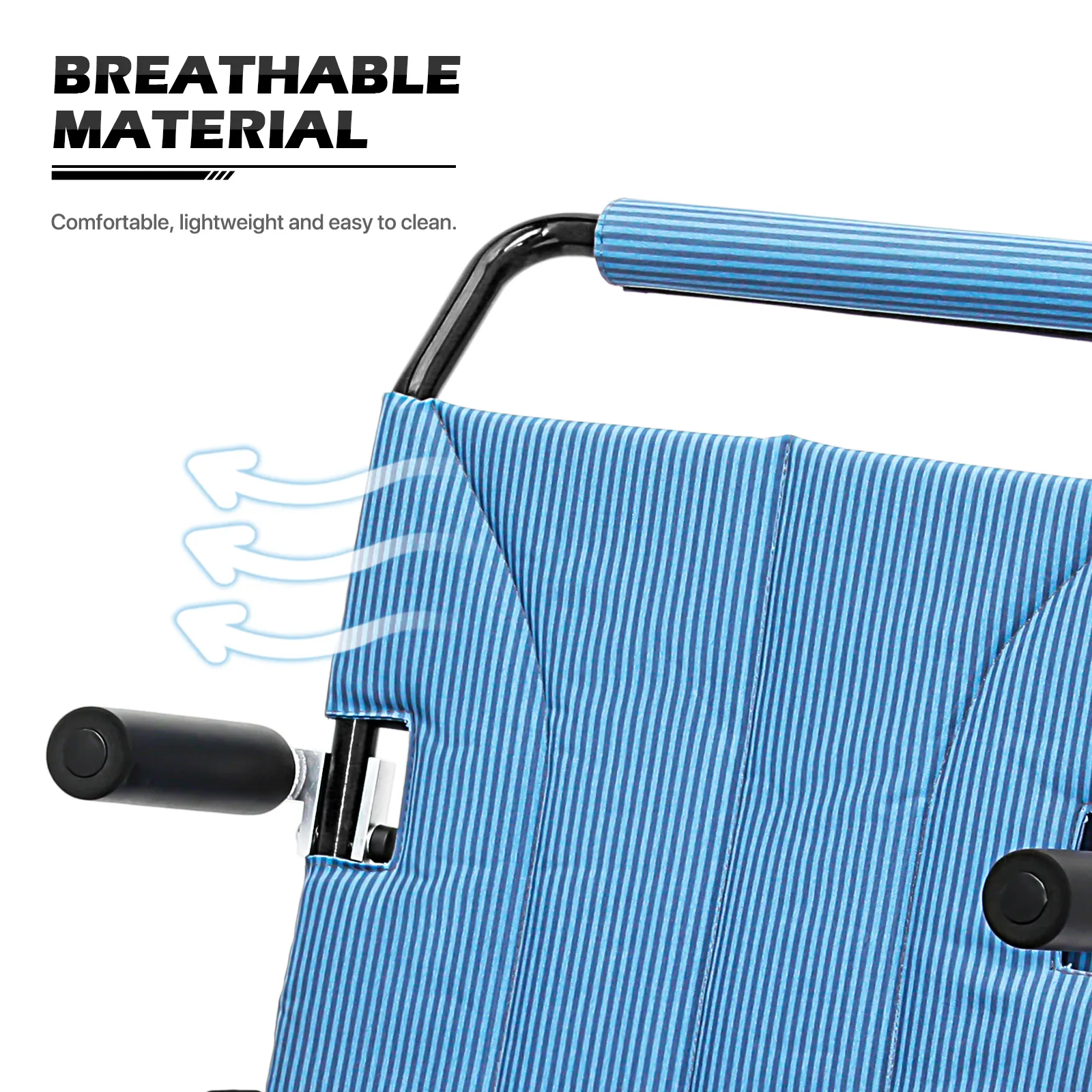 Transport Wheelchair - Black - Can Be Carry-on Plane