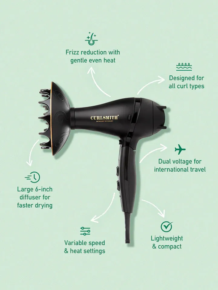 Travel Edition Defrizzion Dryer & XL Diffuser