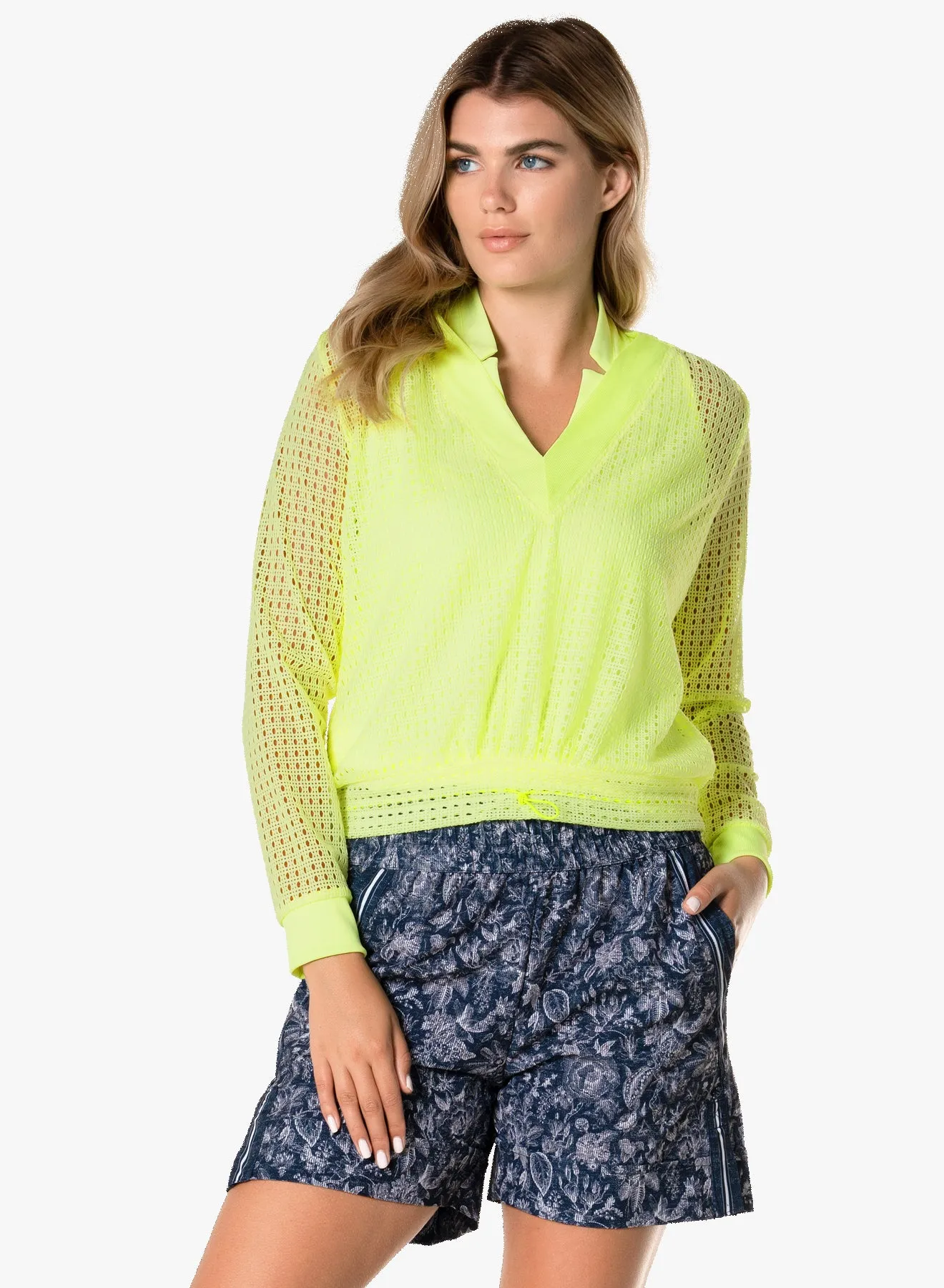 Tre Chic Basketweave Pullover