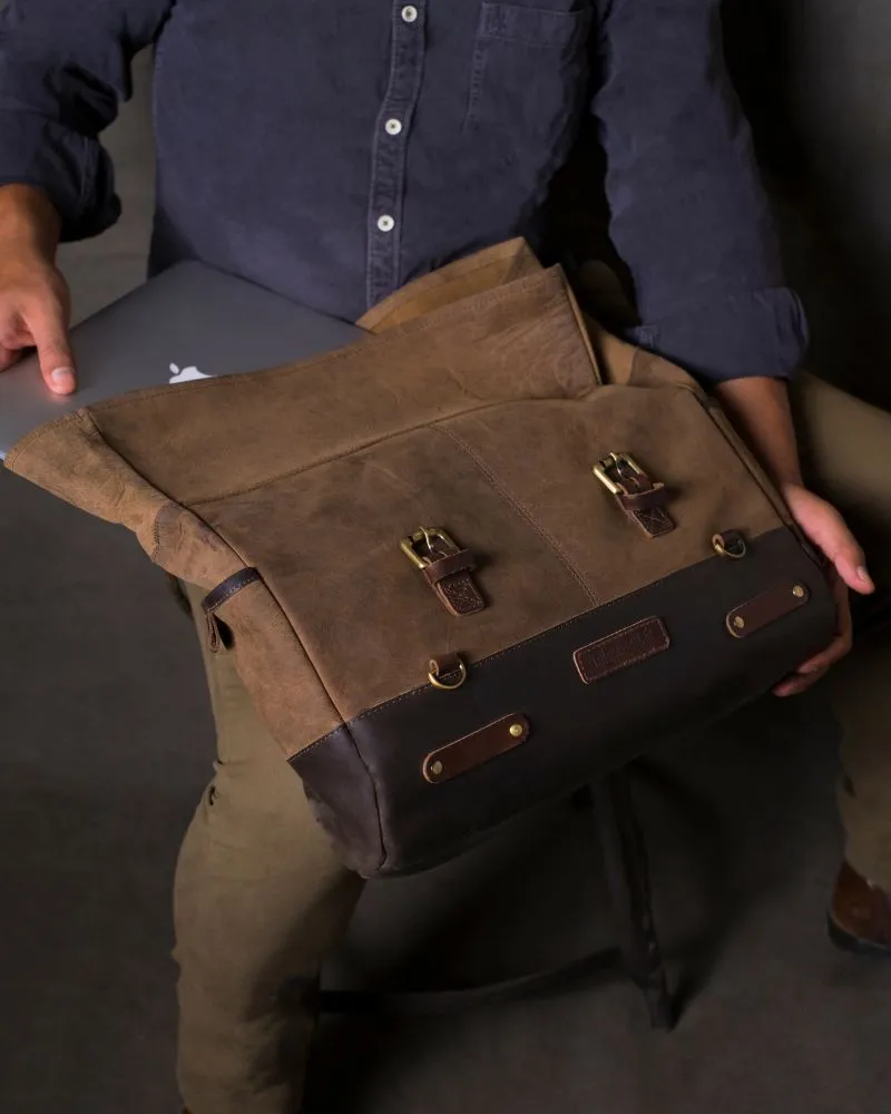 TRIP MACHINE OUTLAW SADDLEBAG - BROWN