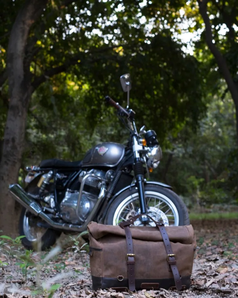 TRIP MACHINE OUTLAW SADDLEBAG - BROWN