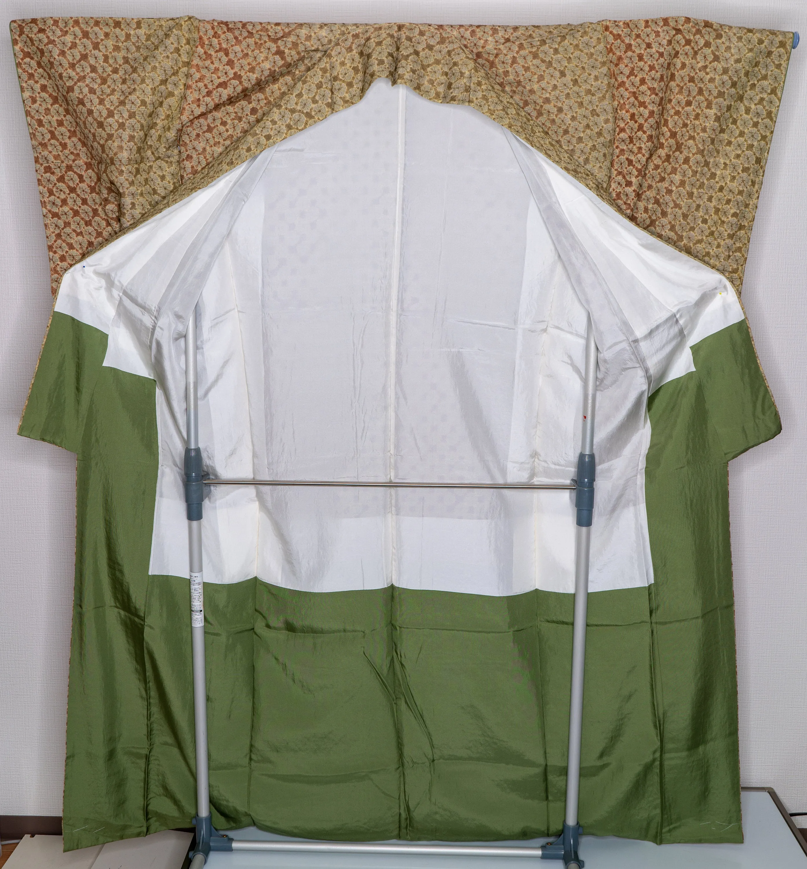 Unique Completely Shibori Kimono Unused - Difficult To Make Handmade Traditional Japanese Tie Dye