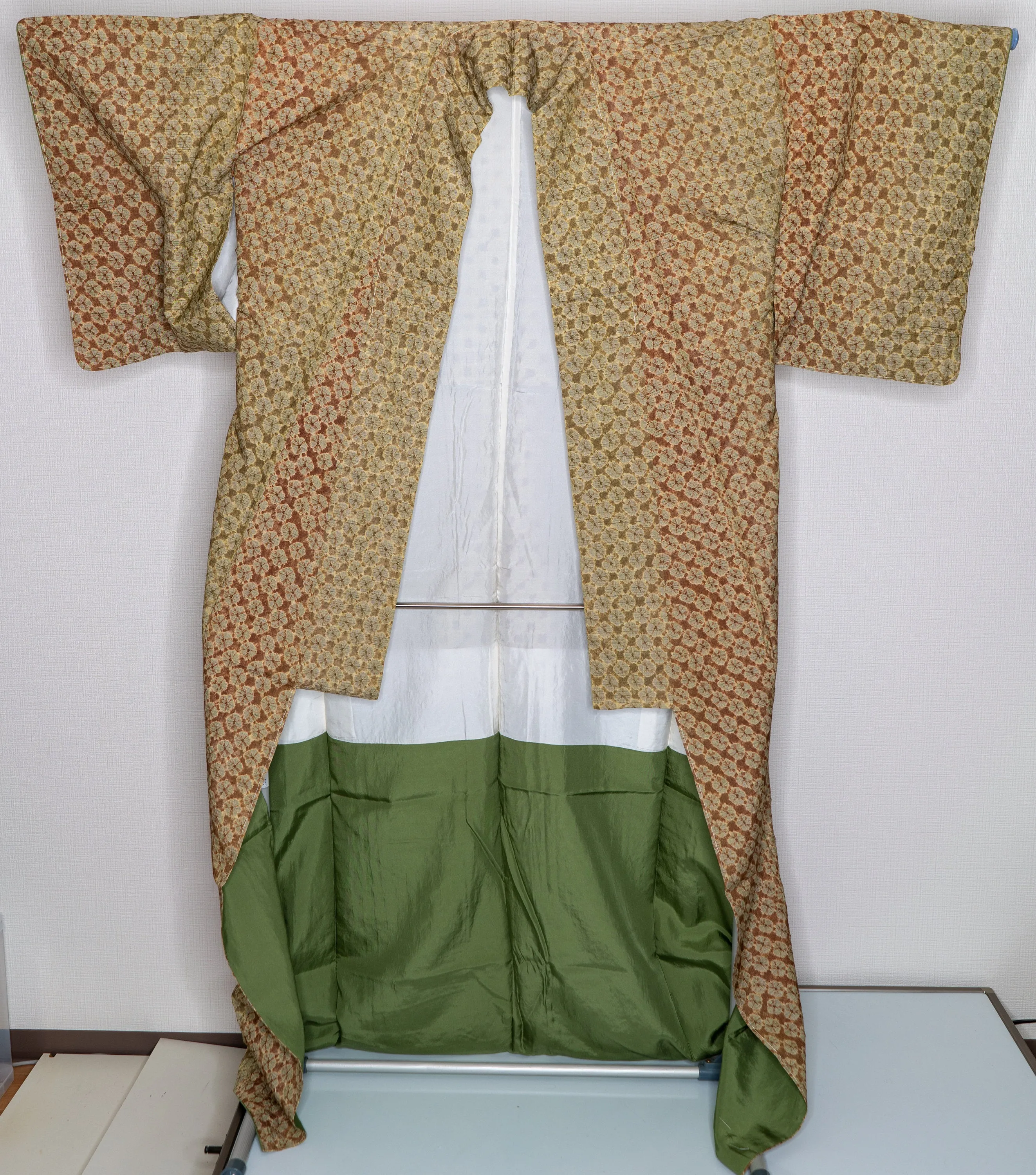 Unique Completely Shibori Kimono Unused - Difficult To Make Handmade Traditional Japanese Tie Dye